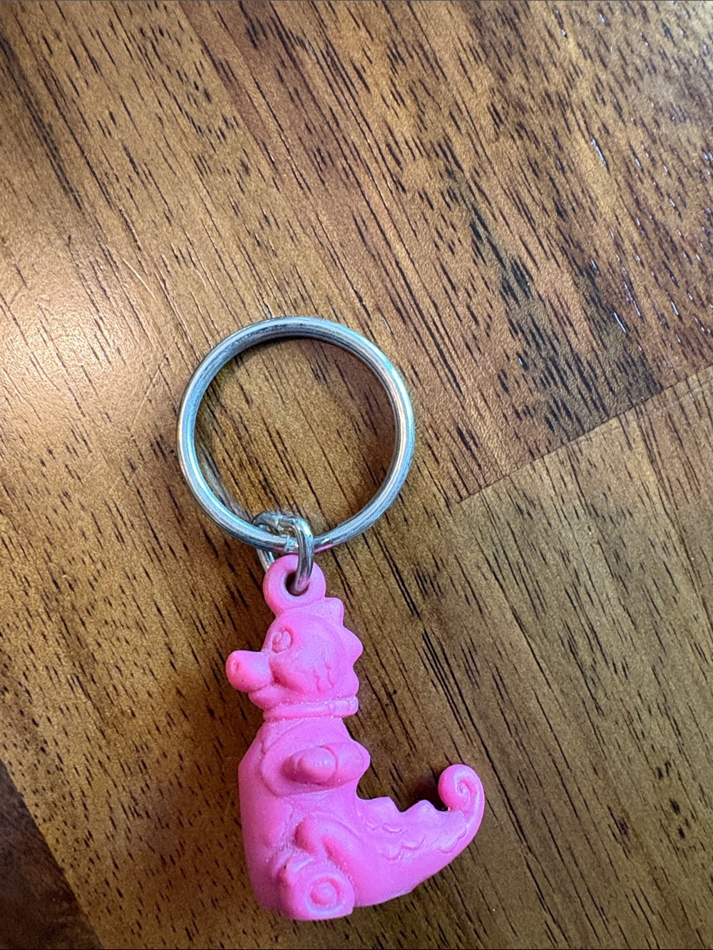 Vintage Tupperware, pink, fun fern flyer Keychain Charm